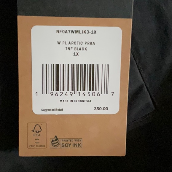 THE NORTH FACE WOMENS ARTIC WATER REPELLENT 550-Fill power Down PARKA SIZE 1X - Picture 4 of 13